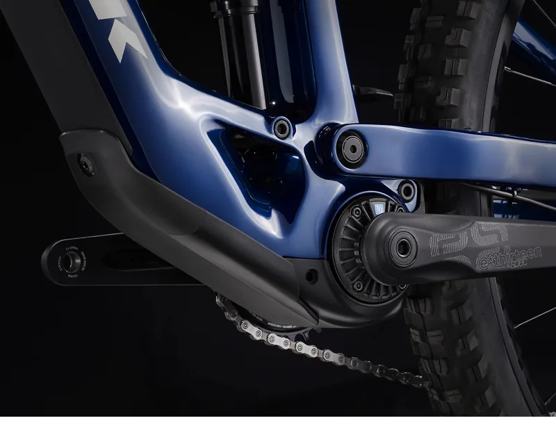 Trek Fuel EXE 9.7 SLX/XT Electric Mountain Bike in Mulsanne Blue-11